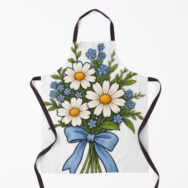 Item preview, Wildflower Bouquet Daisy and Forget-Me-Not – Vintage Cottagecore Floral Sticker designed and sold by Anstickerrr.