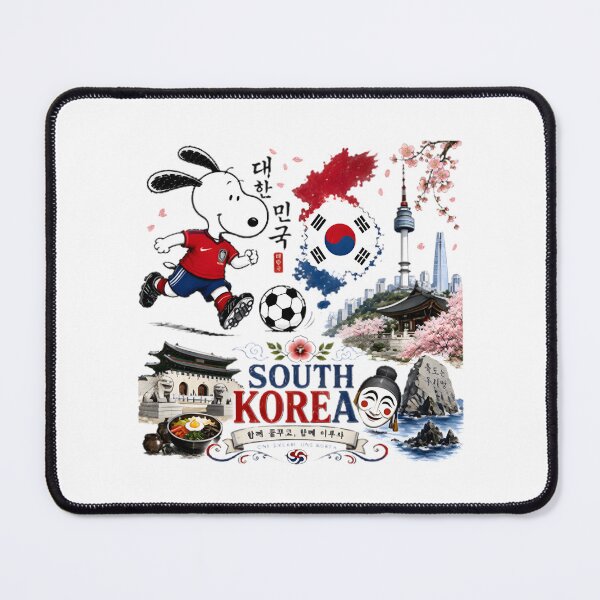 Item preview, Snoopy Soccer Fan Design Supporting South Korea World Cup Team designed and sold by munindra15.