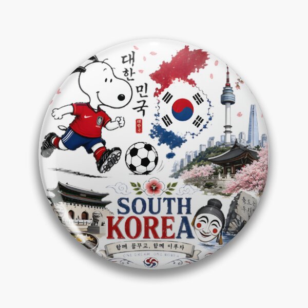 Item preview, Snoopy Soccer Fan Design Supporting South Korea World Cup Team designed and sold by munindra15.