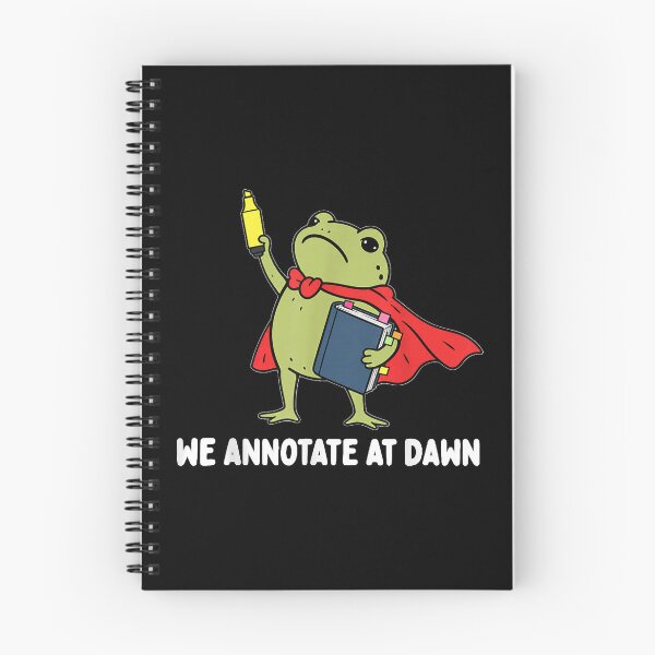 Item preview, We Annotate At Dawn English Teacher Funny Frog Reader  designed and sold by LeonellDavy.