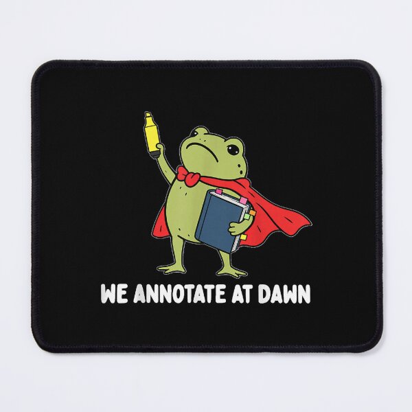 Item preview, We Annotate At Dawn English Teacher Funny Frog Reader designed and sold by LeonellDavy.