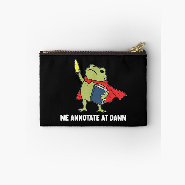 Item preview, We Annotate At Dawn English Teacher Funny Frog Reader  designed and sold by LeonellDavy.