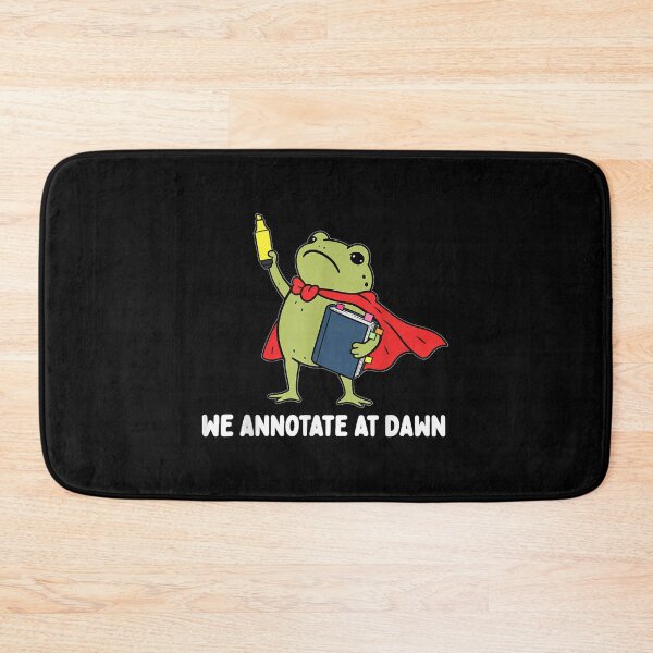 Item preview, We Annotate At Dawn English Teacher Funny Frog Reader  designed and sold by LeonellDavy.
