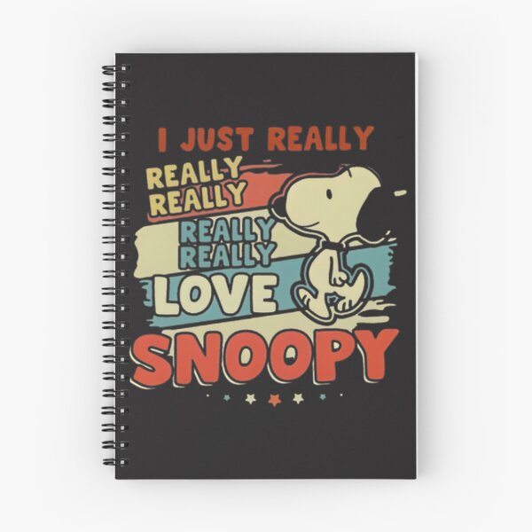 Item preview, Vintage Retro I Love Snoopy Classic Cartoon Fan Design designed and sold by wallflower2war.