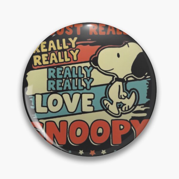 Item preview, Vintage Retro I Love Snoopy Classic Cartoon Fan Design designed and sold by wallflower2war.