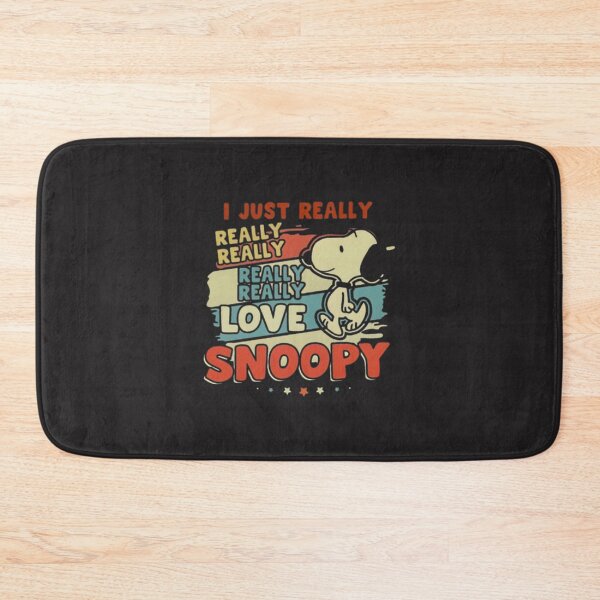 Item preview, Vintage Retro I Love Snoopy Classic Cartoon Fan Design designed and sold by wallflower2war.