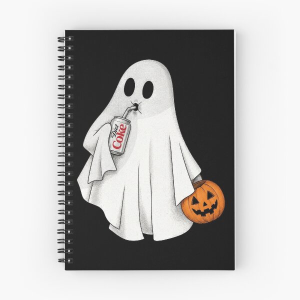 Item preview, Cute Ghost Sipping Diet Coke Halloween Pumpkin designed and sold by CamilleNorris.