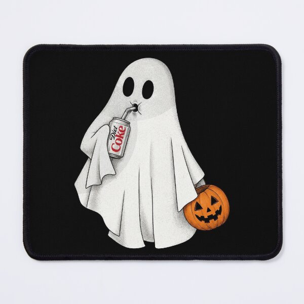 Item preview, Cute Ghost Sipping Diet Coke Halloween Pumpkin designed and sold by CamilleNorris.