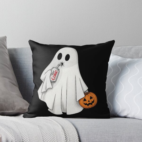 Item preview, Cute Ghost Sipping Diet Coke Halloween Pumpkin designed and sold by CamilleNorris.