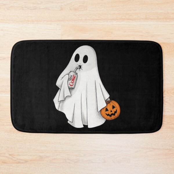 Item preview, Cute Ghost Sipping Diet Coke Halloween Pumpkin designed and sold by CamilleNorris.