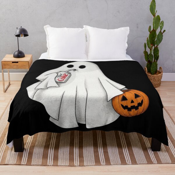 Item preview, Cute Ghost Sipping Diet Coke Halloween Pumpkin designed and sold by CamilleNorris.