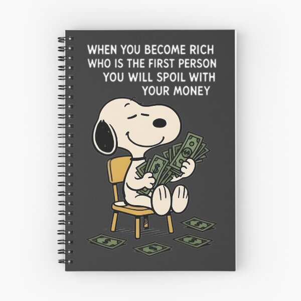 Item preview, Rich Snoopy Inspired Money Motivation Design for Success and Wealth designed and sold by munindra15.