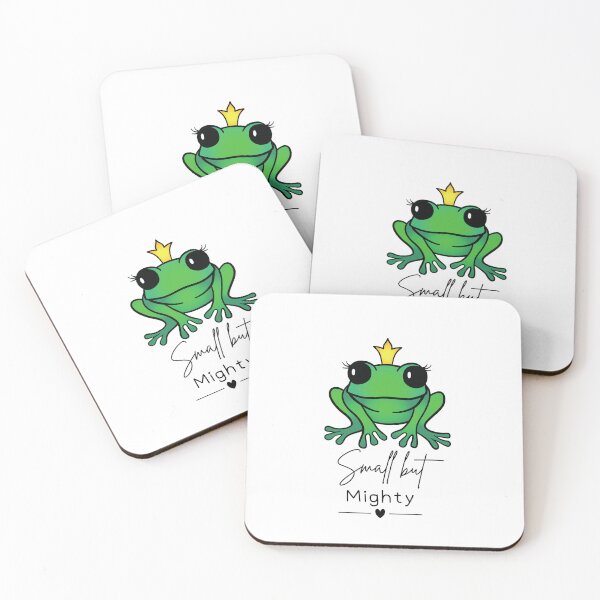 Item preview, Small but Mighty Frog Princess Design designed and sold by FlareCraftStudio.