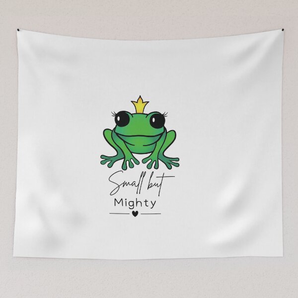 Item preview, Small but Mighty Frog Princess Design designed and sold by FlareCraftStudio.