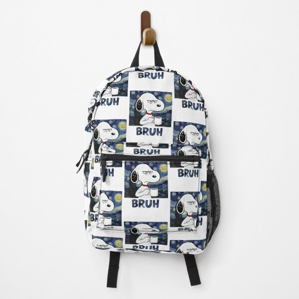 Item preview, Snoopy Bruh Coffee Meme Inspired Starry Night Design designed and sold by wallflower2war.