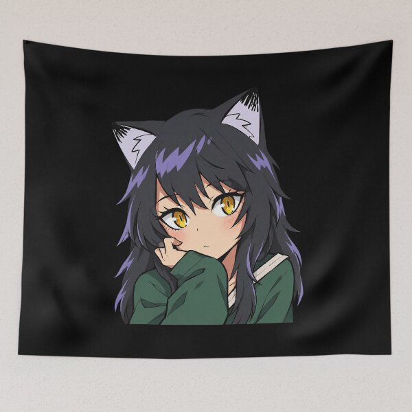 Item preview, Catgirl Portrait Anime designed and sold by celinamnxngol.