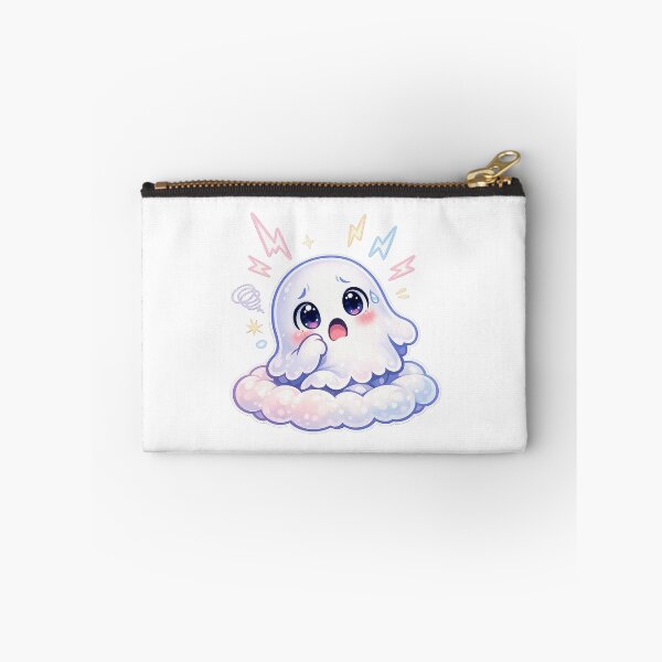 Item preview, Panic Cloud Ghost – Soft Pastel Kawaii Shock Spirit designed and sold by Sommium .