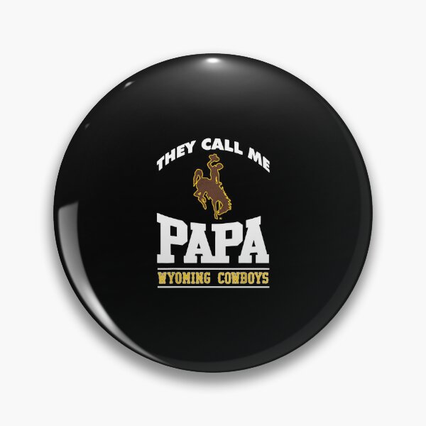 Item preview, They Call Me Papa Wyoming Cowboys Mascot Art designed and sold by papahholiday.