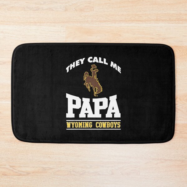 Item preview, They Call Me Papa Wyoming Cowboys Mascot Art designed and sold by papahholiday.