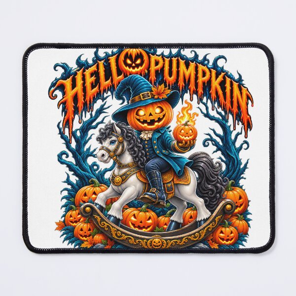 Item preview, Spooky Halloween Pumpkin Horseman Gothic Fantasy designed and sold by Erin-Hurt.