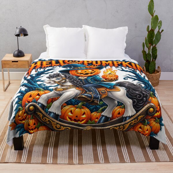 Item preview, Spooky Halloween Pumpkin Horseman Gothic Fantasy designed and sold by Erin-Hurt.