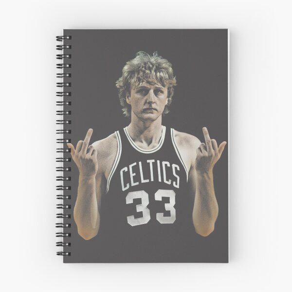 Item preview, Larry Bird Retro Illustration with Middle Finger Gesture designed and sold by tigercities.