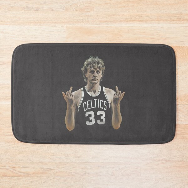 Item preview, Larry Bird Retro Illustration with Middle Finger Gesture designed and sold by tigercities.