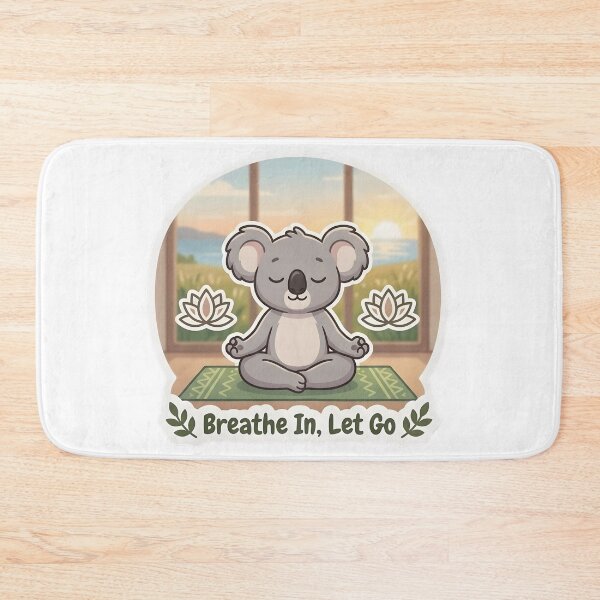 Item preview, Cute Koala Yoga – Breathe In Let Go Yoga Lover Gift designed and sold by Isliath.