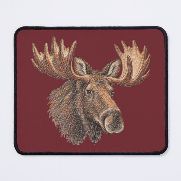Item preview, Elk head with large antlers designed and sold by JOANNASKAH.