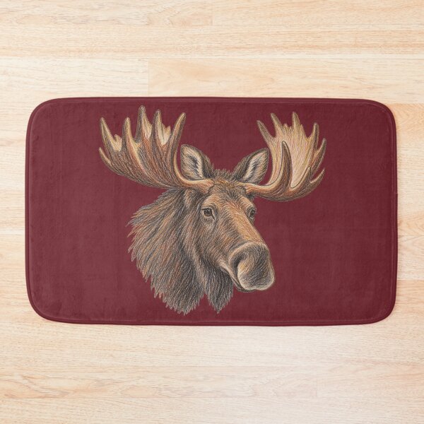 Item preview, Elk head with large antlers designed and sold by JOANNASKAH.