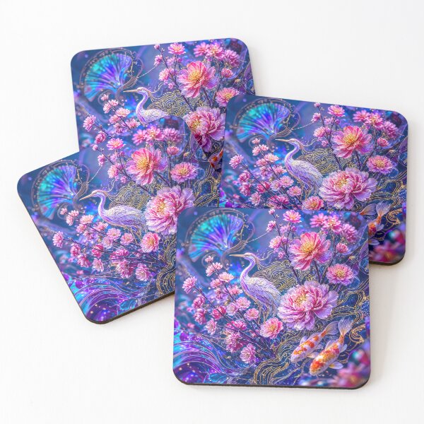 Item preview, Japanese Fantasy Flora and Fauna Art designed and sold by fantasystyleiom.