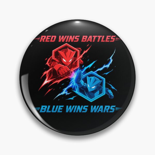 Item preview, Red Wins Battles Blue Wins Wars designed and sold by Charles-Garrett.