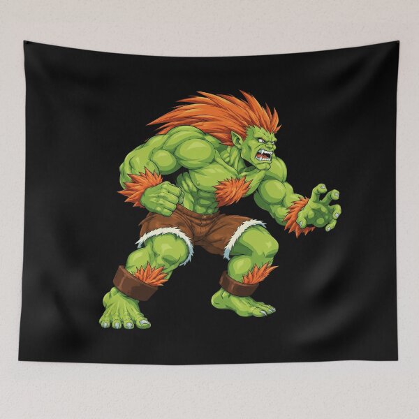 Item preview, Blanka Retro Fighter designed and sold by ChanelHowell.