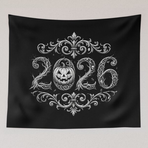 Item preview, Halloween 2026 Vintage Ornate Engraving designed and sold by DarkOriginArts.