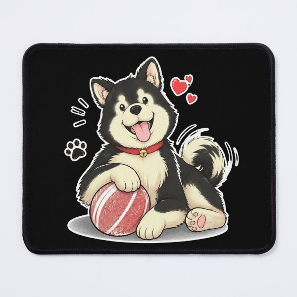 Item preview, Black Hayate Cute Dog designed and sold by TrieuDao.