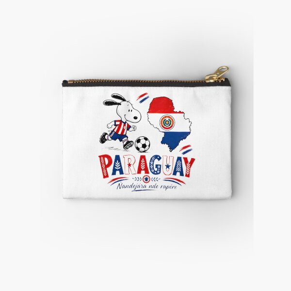 Item preview, Snoopy Playing Soccer Supporting Paraguay Team World Cup Design designed and sold by MasonTheGamer.