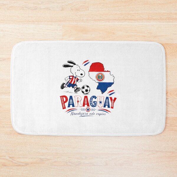 Item preview, Snoopy Playing Soccer Supporting Paraguay Team World Cup Design designed and sold by MasonTheGamer.
