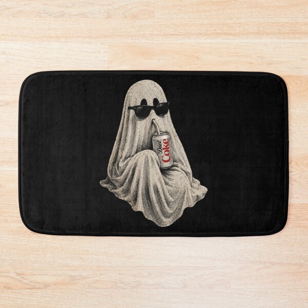 Item preview, Vintage Cool Ghost Drinking Diet Coke With Sunglasses Graphic designed and sold by CamilleNorris.
