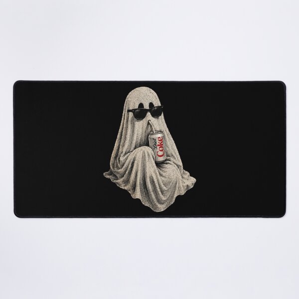 Item preview, Vintage Cool Ghost Drinking Diet Coke With Sunglasses Graphic designed and sold by CamilleNorris.
