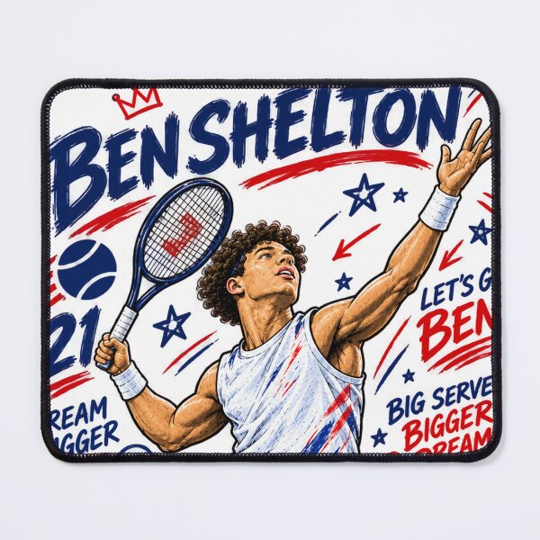 Item preview, Ben Shelton designed and sold by vectcd.