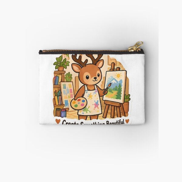Item preview, Cute Deer Painter – Create Something Beautiful Artist Gift designed and sold by Isliath.