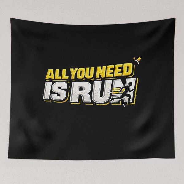 Item preview, ALL YOU NEED IS RUN designed and sold by -ADRIAV-.