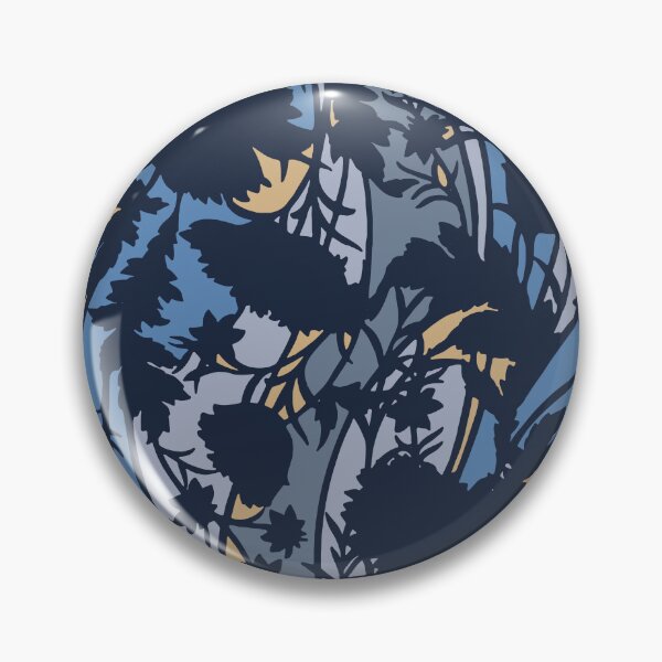 Item preview, Blue Leaves Camouflage Digital Flowers Pattern in Blue and Beige designed and sold by ShopieHome.