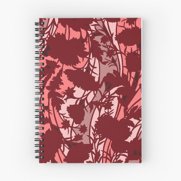 Item preview, Red Leaves Camouflage Digital Flowers Pattern in Red Shades and Pink designed and sold by ShopieHome.