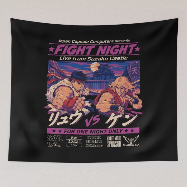 Item preview, Ryuu Vs Ken Fight Night designed and sold by ChanelHowell.
