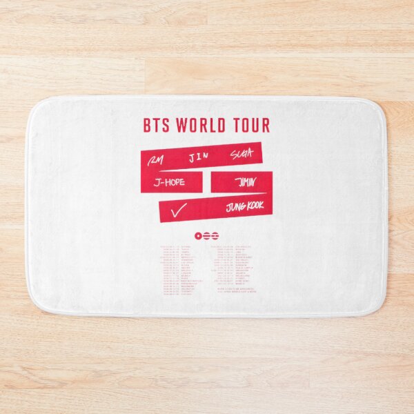 Item preview, BTS World Tour Concert Dates Design for Music Fans and Tour Enthusiasts designed and sold by art 4LIFE.