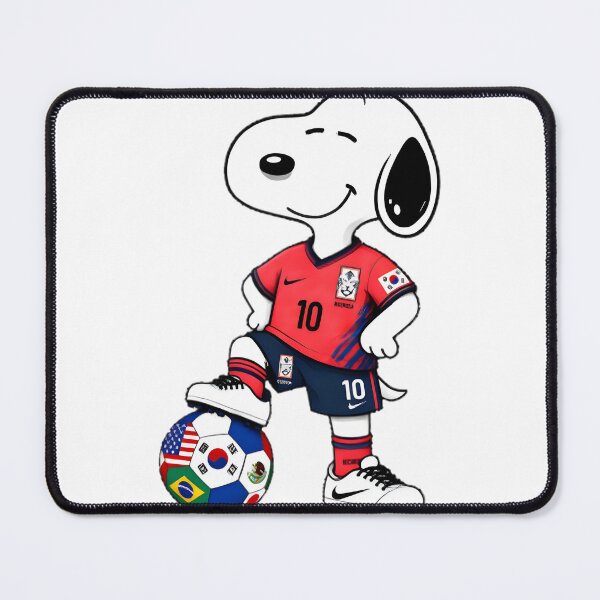 Item preview, Funny Snoopy Soccer Player Design for Korea Republic World Cup Fans designed and sold by MasonTheGamer.