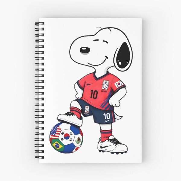 Item preview, Funny Snoopy Soccer Player Design for Korea Republic World Cup Fans designed and sold by MasonTheGamer.