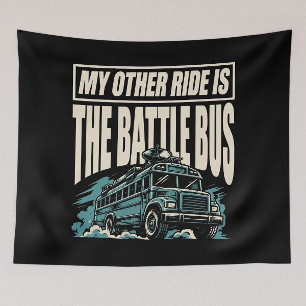 Item preview, Battle Bus Retro designed and sold by Charles-Garrett.