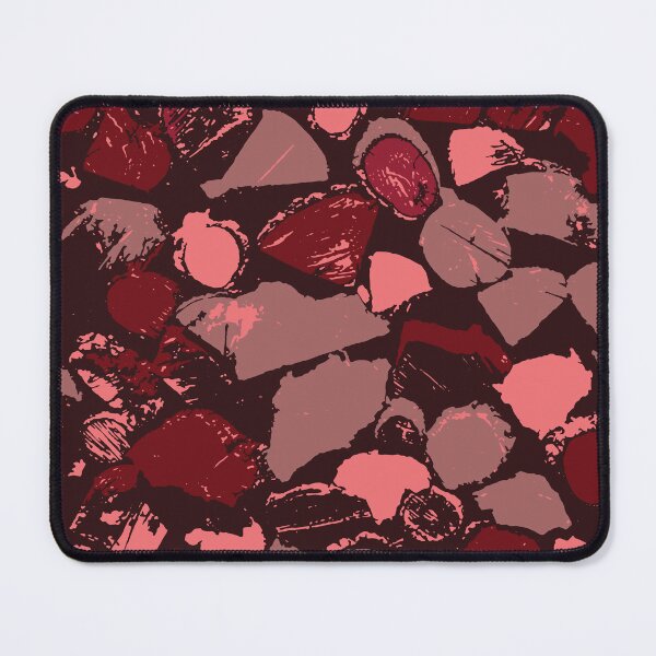 Item preview, Red Camouflage Digital Wood Pattern in Red Shades and Pink designed and sold by ShopieHome.